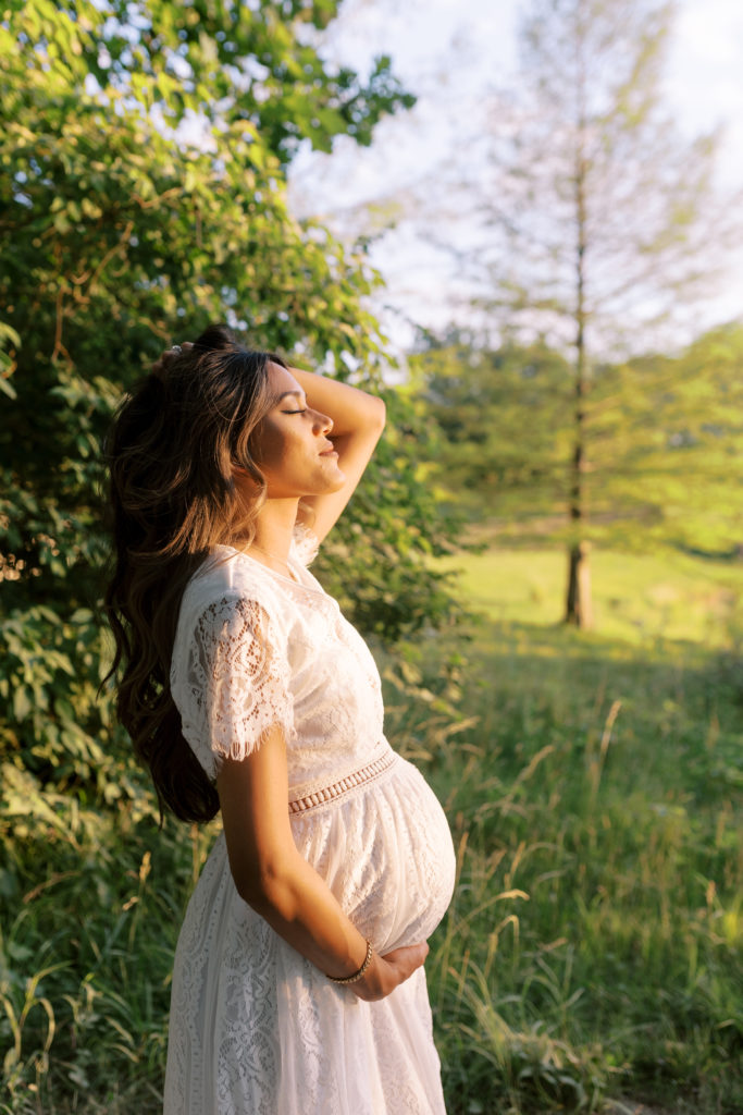 Pregnant Woman Portrait at Indiana